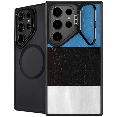 Estonia Flag Distressed Galaxy S25 Ultra Kickstand Case
